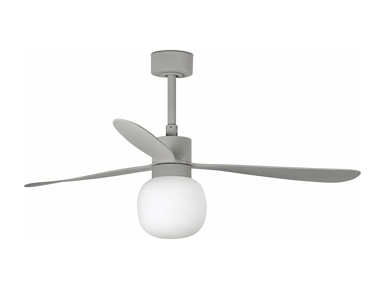 Ventilador de teto AMELIA L BALL LED SMART cinza
