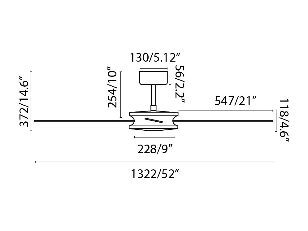 Ventilador POLEA L DC SMART marrom