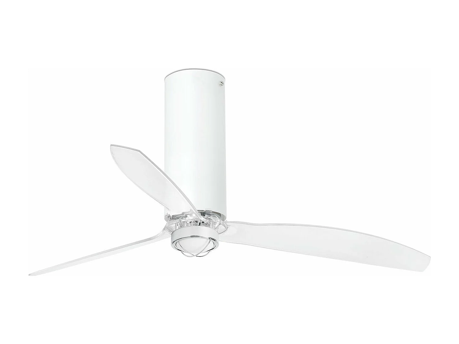 TUBE FAN M LED Ventilatore bianco brillante/trasparente DC