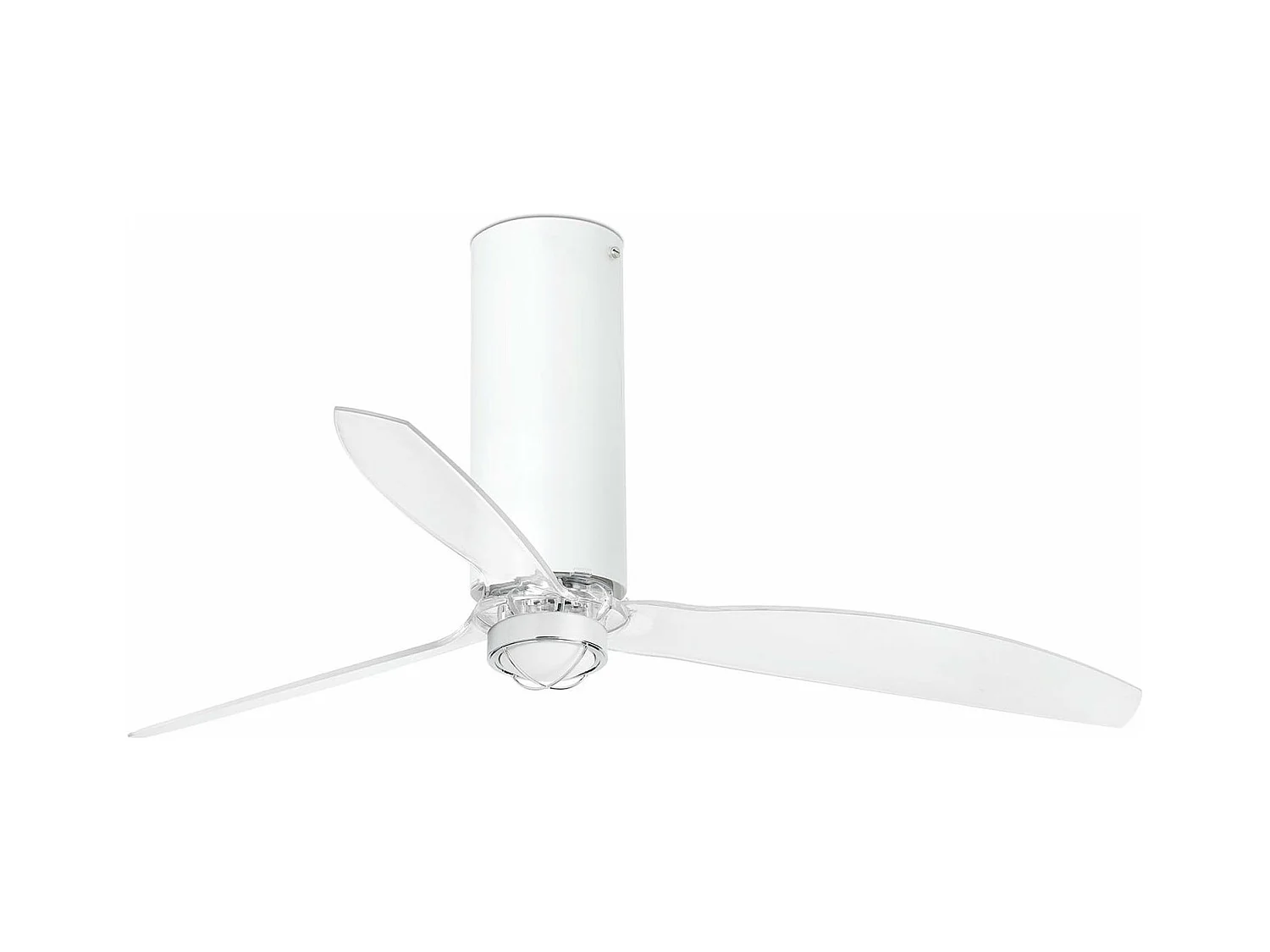 TUBE FAN M LED Ventilateur DC blanc brillant/transparent