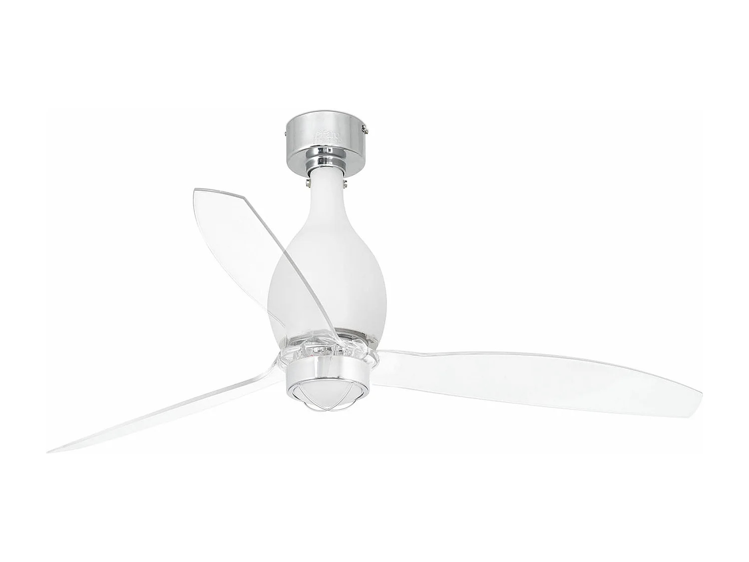 MINI ETERFAN M LED Ventilatore bianco opaco/trasparente DC