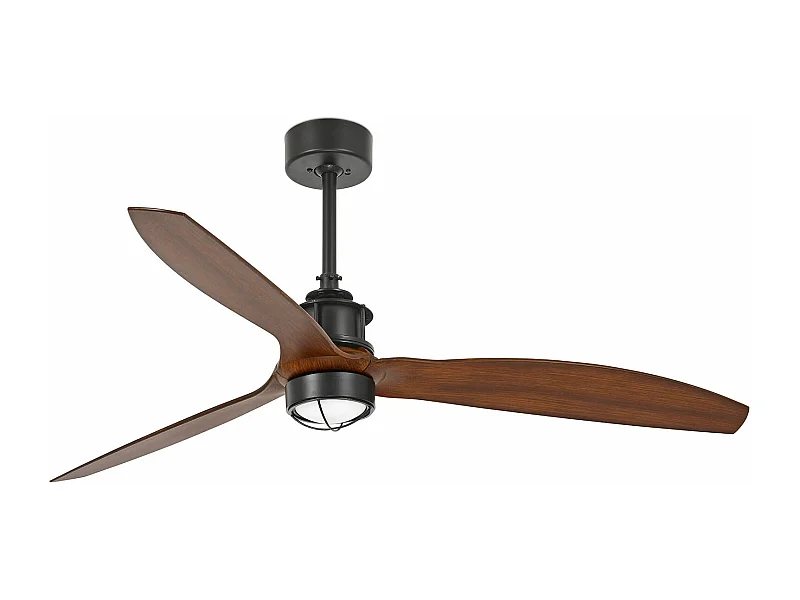 Ventilador LED JUST FAN M Negro/Madera DC