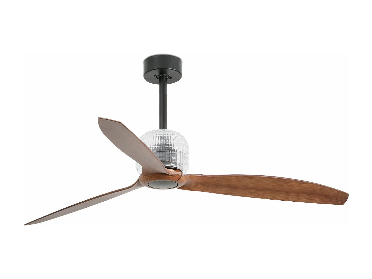 DECO FAN M Ventilador DC preto/madeira