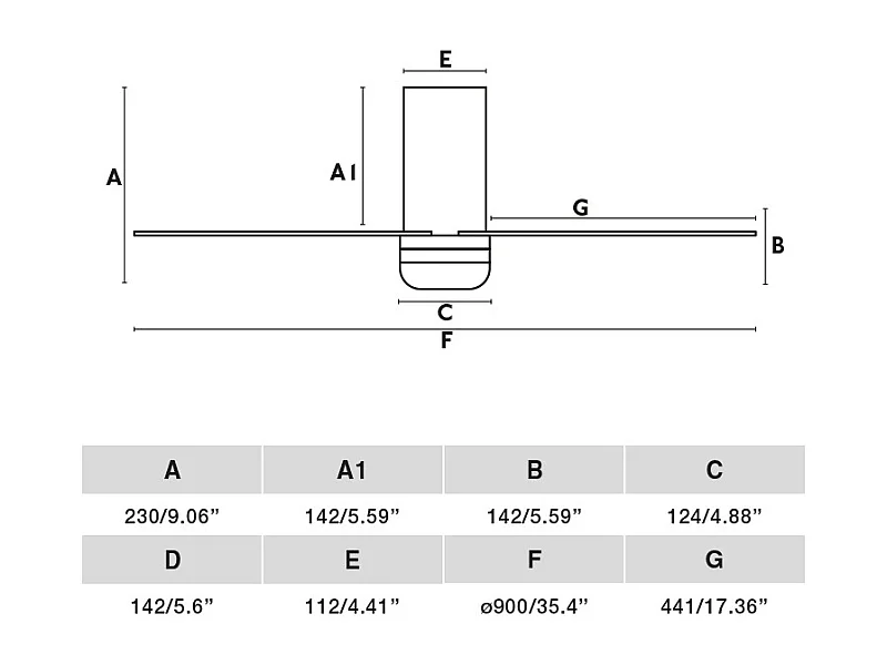Ventilador MINI PUNT TUB S LED negro/madera oscura DC