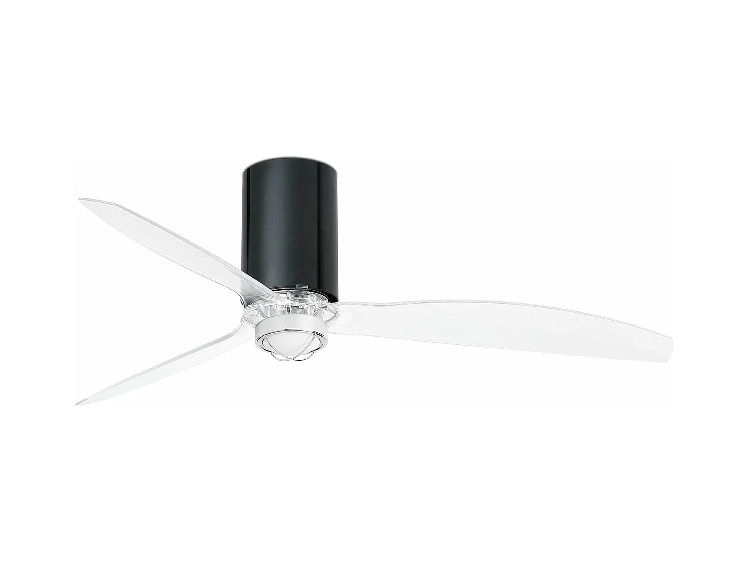 MINI TUBE FAN M LED Ventilateur DC noir brillant/transparent