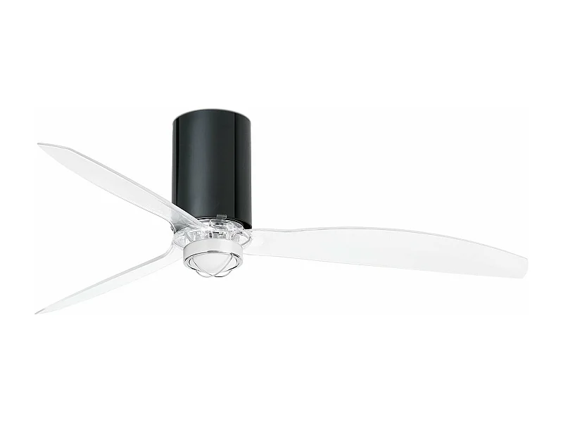 MINI TUBE FAN M LED Heller schwarz/transparenter DC-Lüfter
