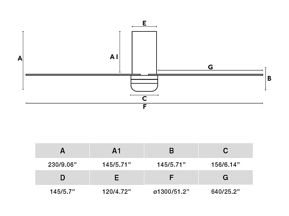 Ventilador PUNT TUB M LED negro/madera oscura DC