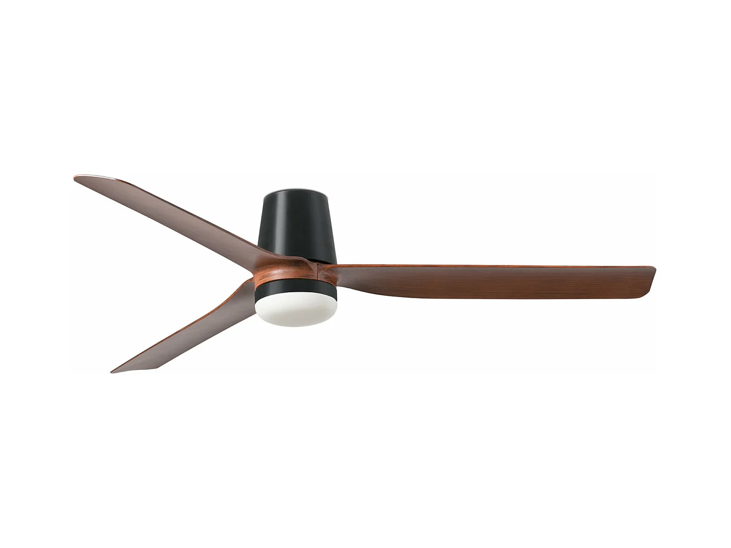 PUNT TUB M LED Zwart/donker hout DC-ventilator