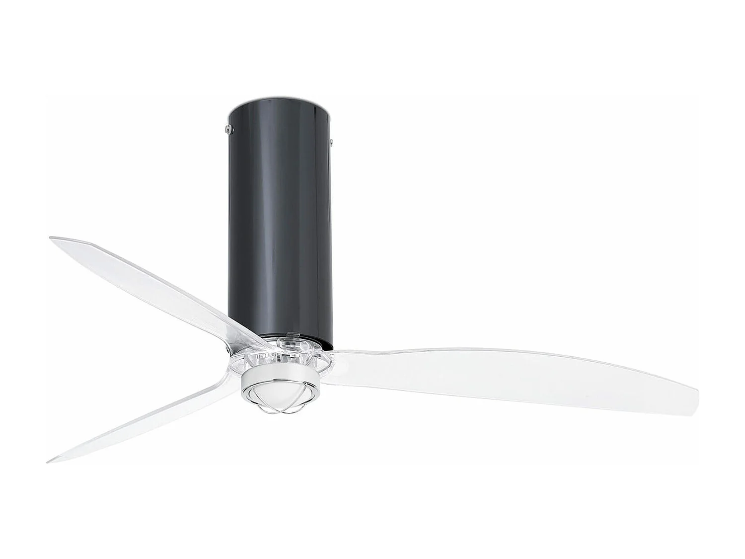TUBE FAN M LED Ventilateur DC noir brillant/transparent