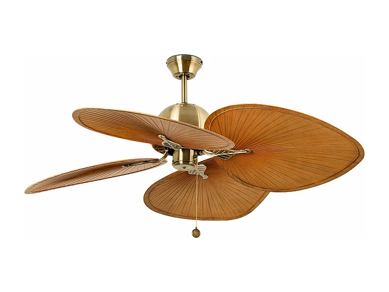 CUBA L Ventilador de teto em ouro velho