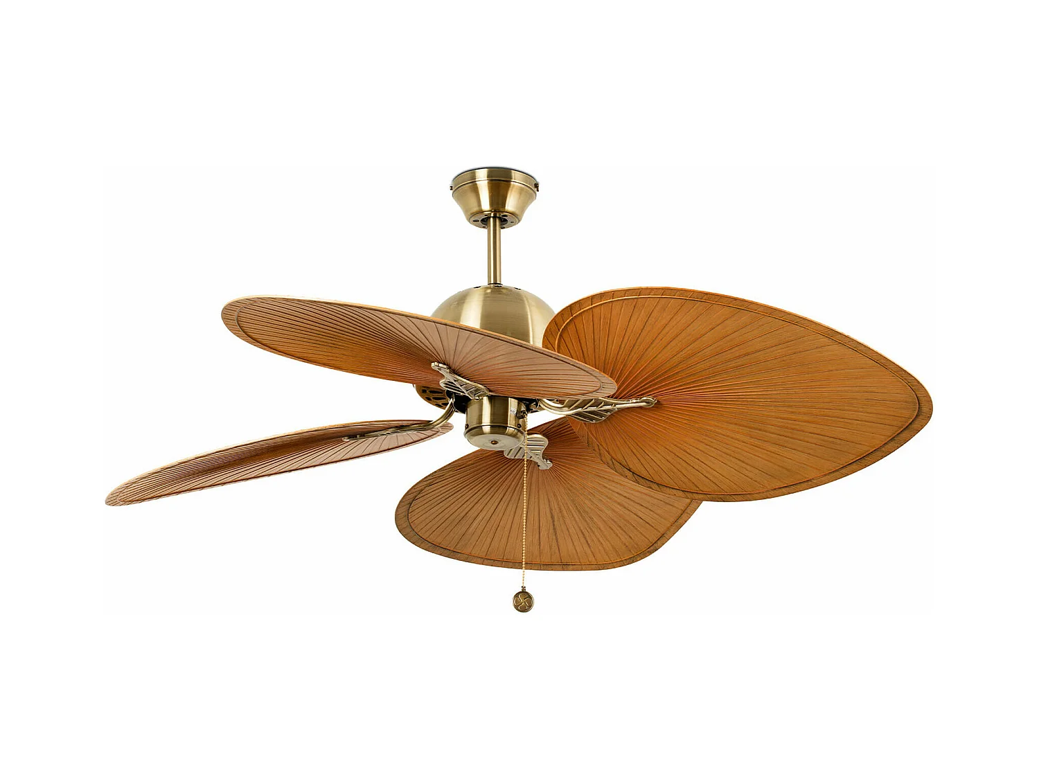 CUBA L Ventilateur de plafond vieil or
