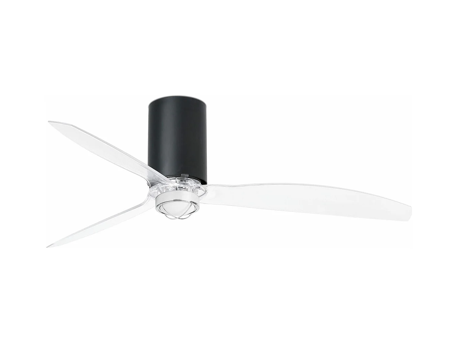MINI TUBE FAN M LED Noir mat/transparent Ventilateur DC