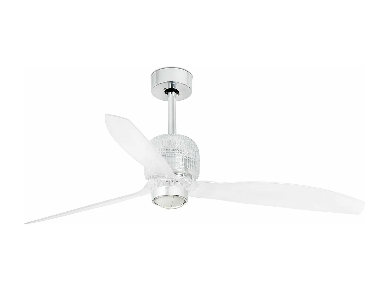 DECO FAN M LED Ventilador DC cromado