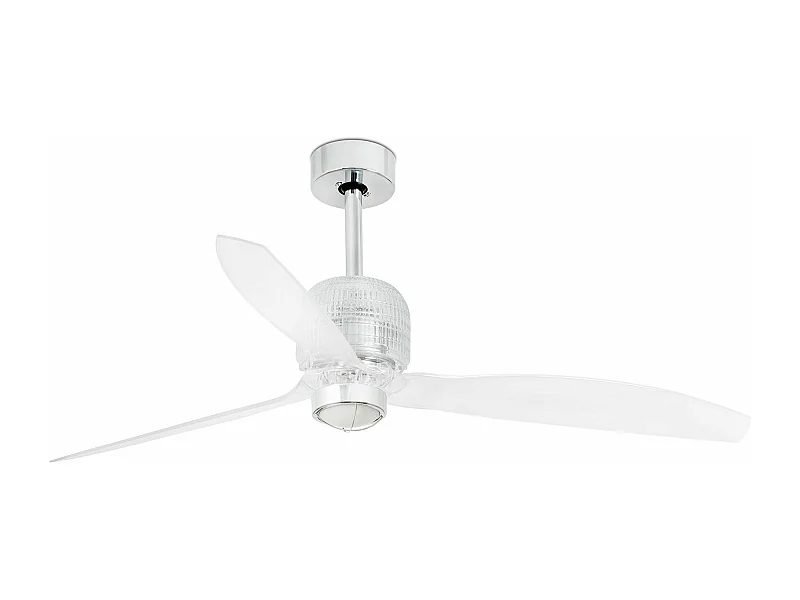 DECO FAN M LED Ventilatore cromo DC