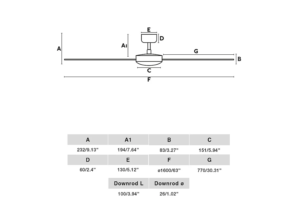 Ventilateur CC CRUISER XL Blanc