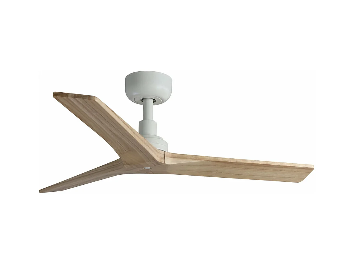 Ventilateur KLIM S DC blanc/bois de chêne