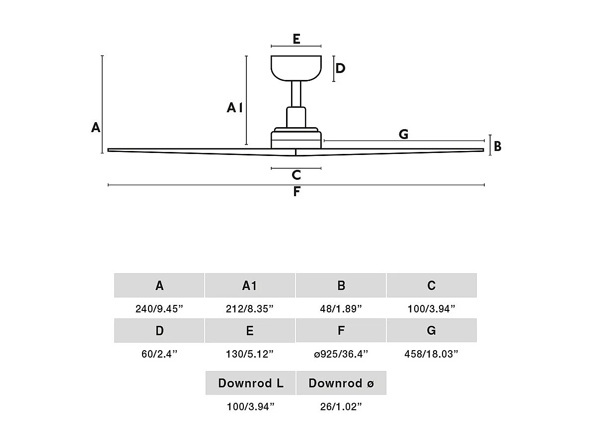 Ventilateur KLIM S DC blanc/bois de chêne