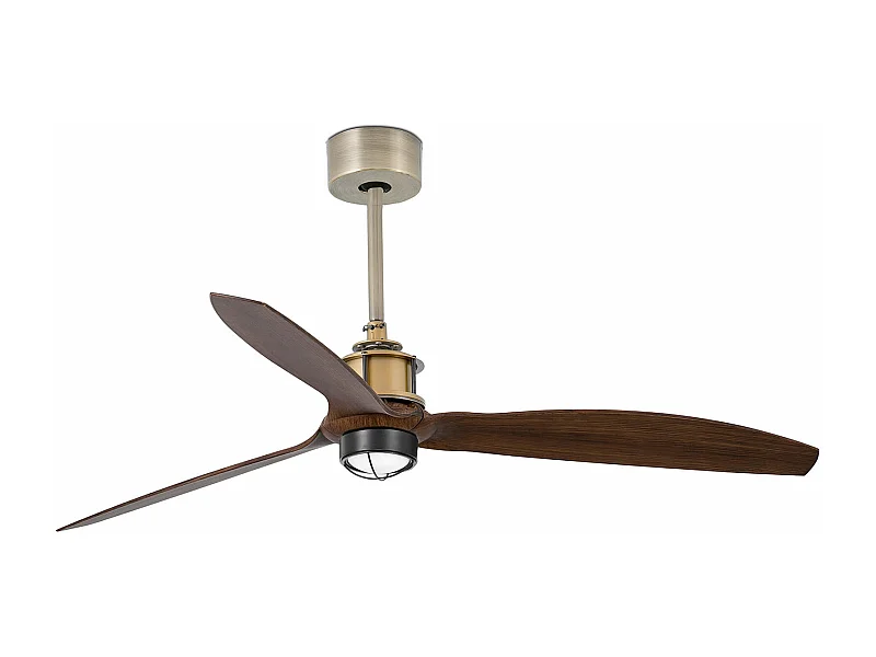 JUST FAN M LED Ventilatore oro vecchio/legno DC