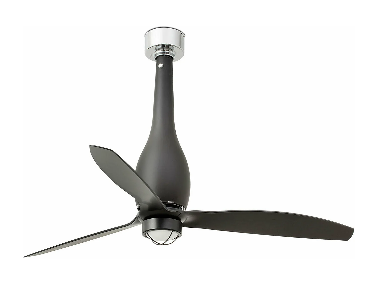 Wentylator ETERFAN M LED matowy czarny DC