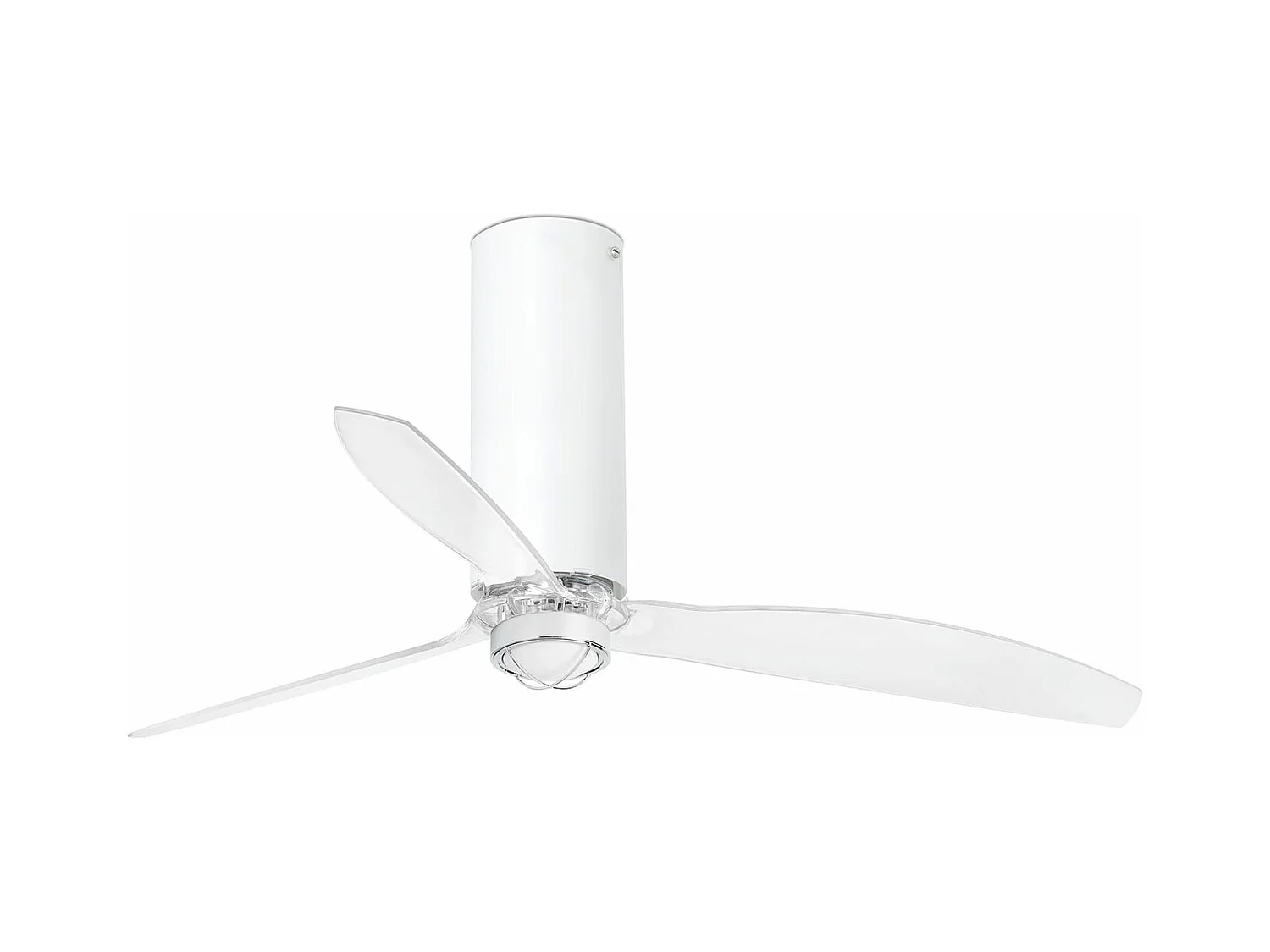 TUBE FAN M LED Ventilateur DC blanc mat/transparent
