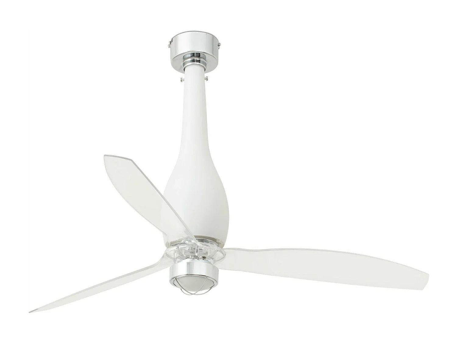 ETERFAN M LED Mattweiß/transparenter DC-Lüfter