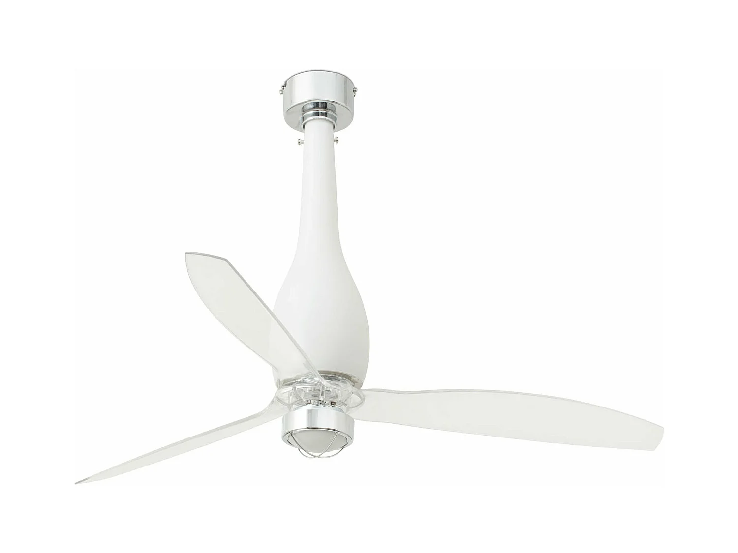 ETERFAN M LED Ventilateur DC blanc mat/transparent