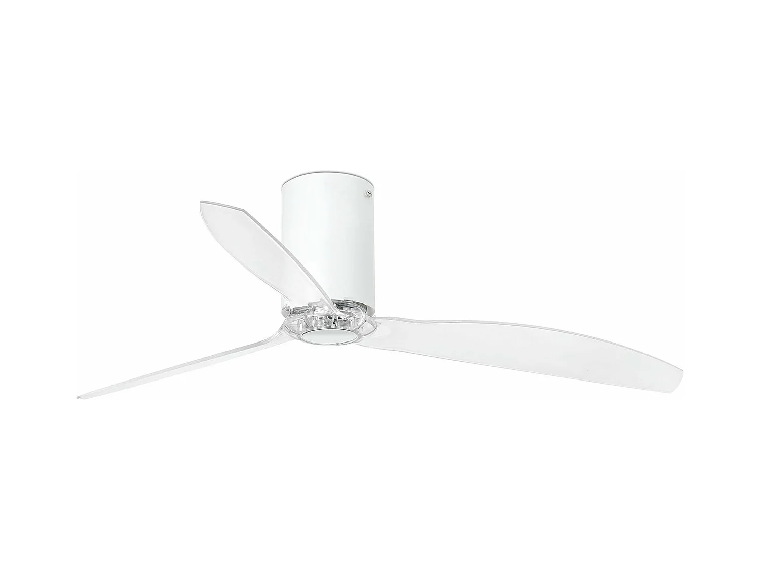 MINI TUBE FAN M Ventilateur DC blanc mat/transparent