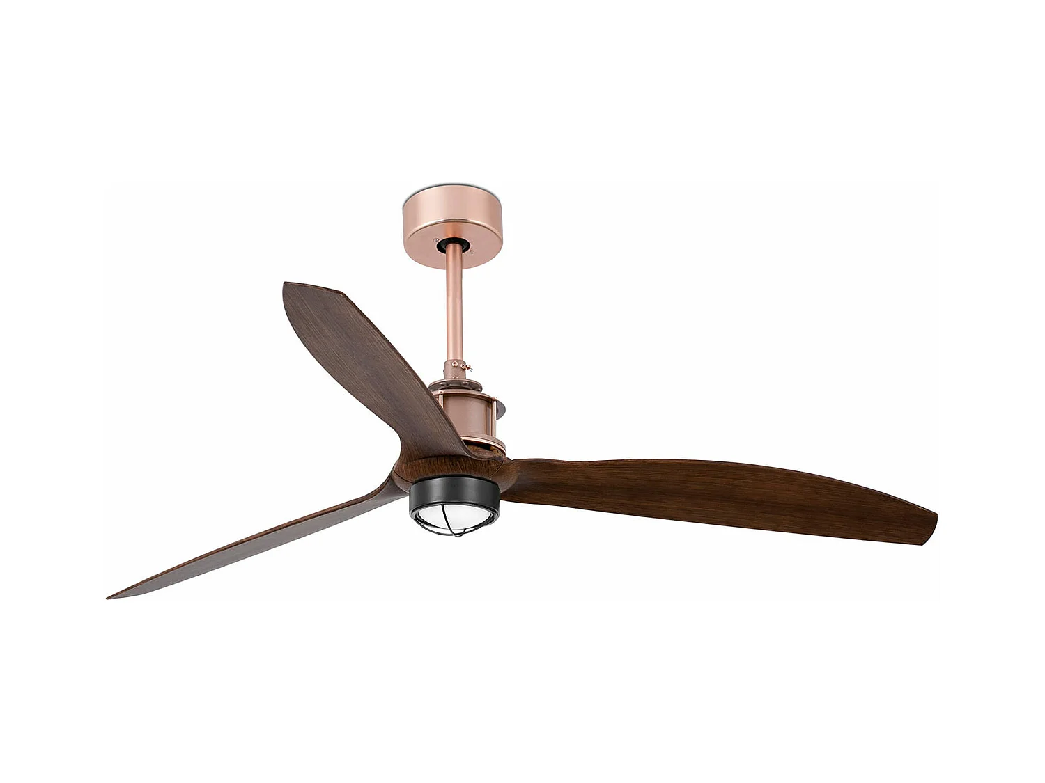 JUST FAN LED DC ventilateur cuivre/bois