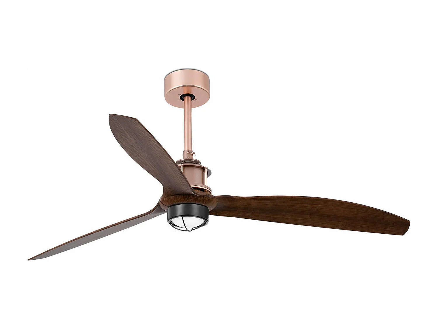 JUST FAN LED DC ventilateur cuivre/bois