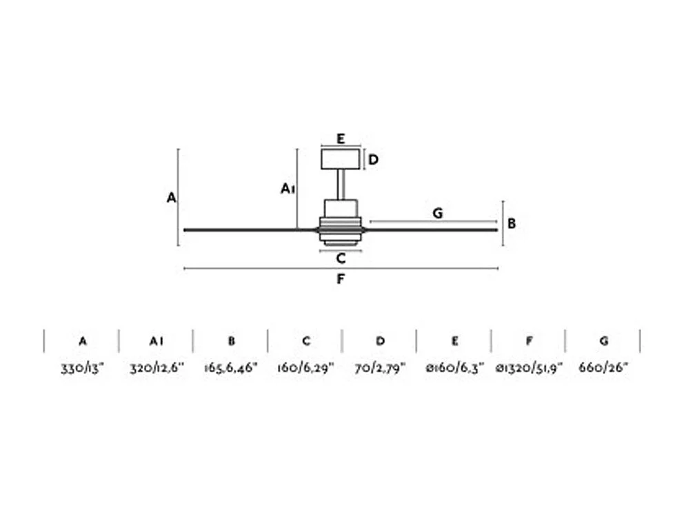 LANTAU L LED Ventilateur DC nickel mat