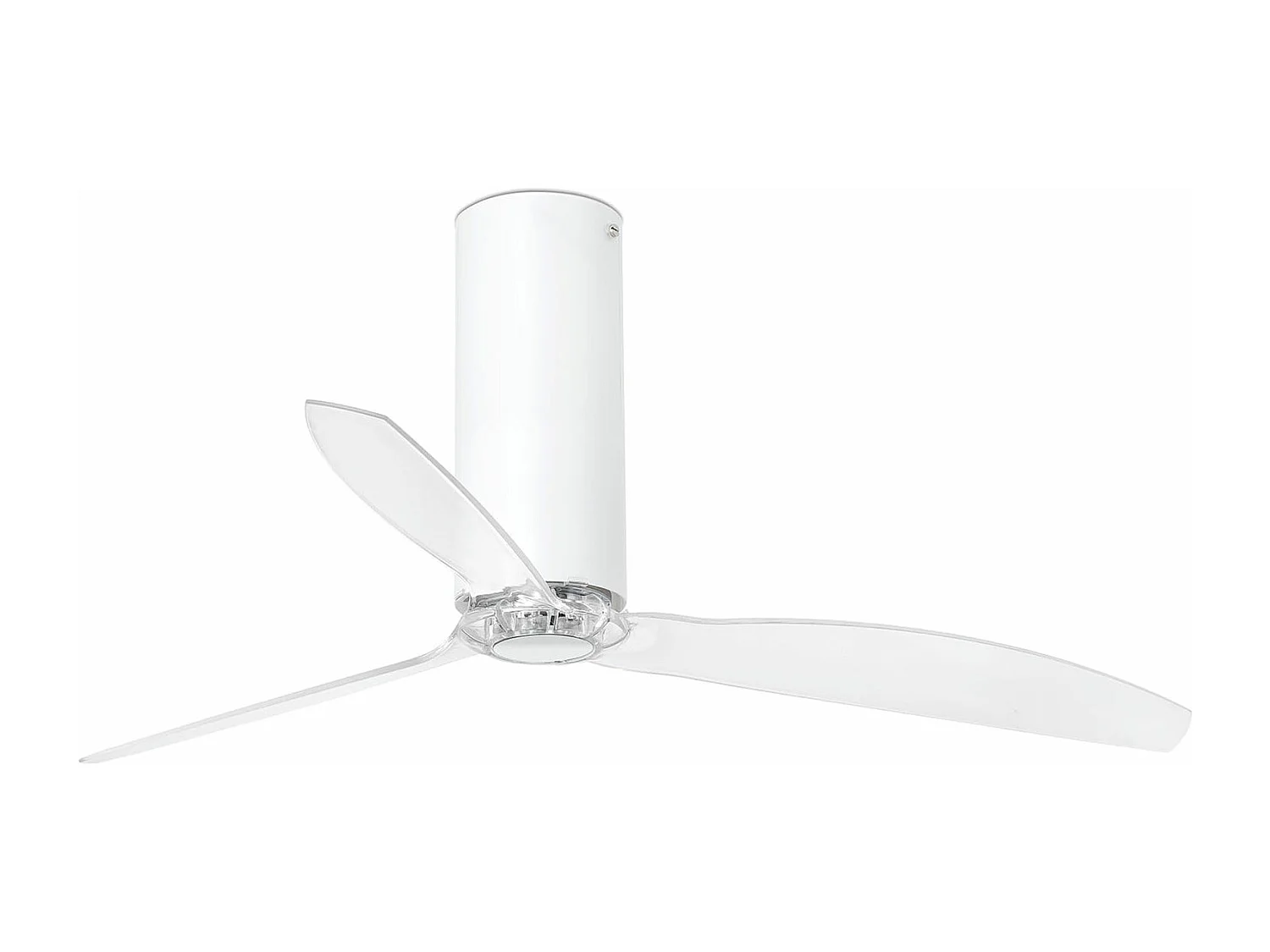TUBE FAN M Ventilateur DC blanc brillant/transparent