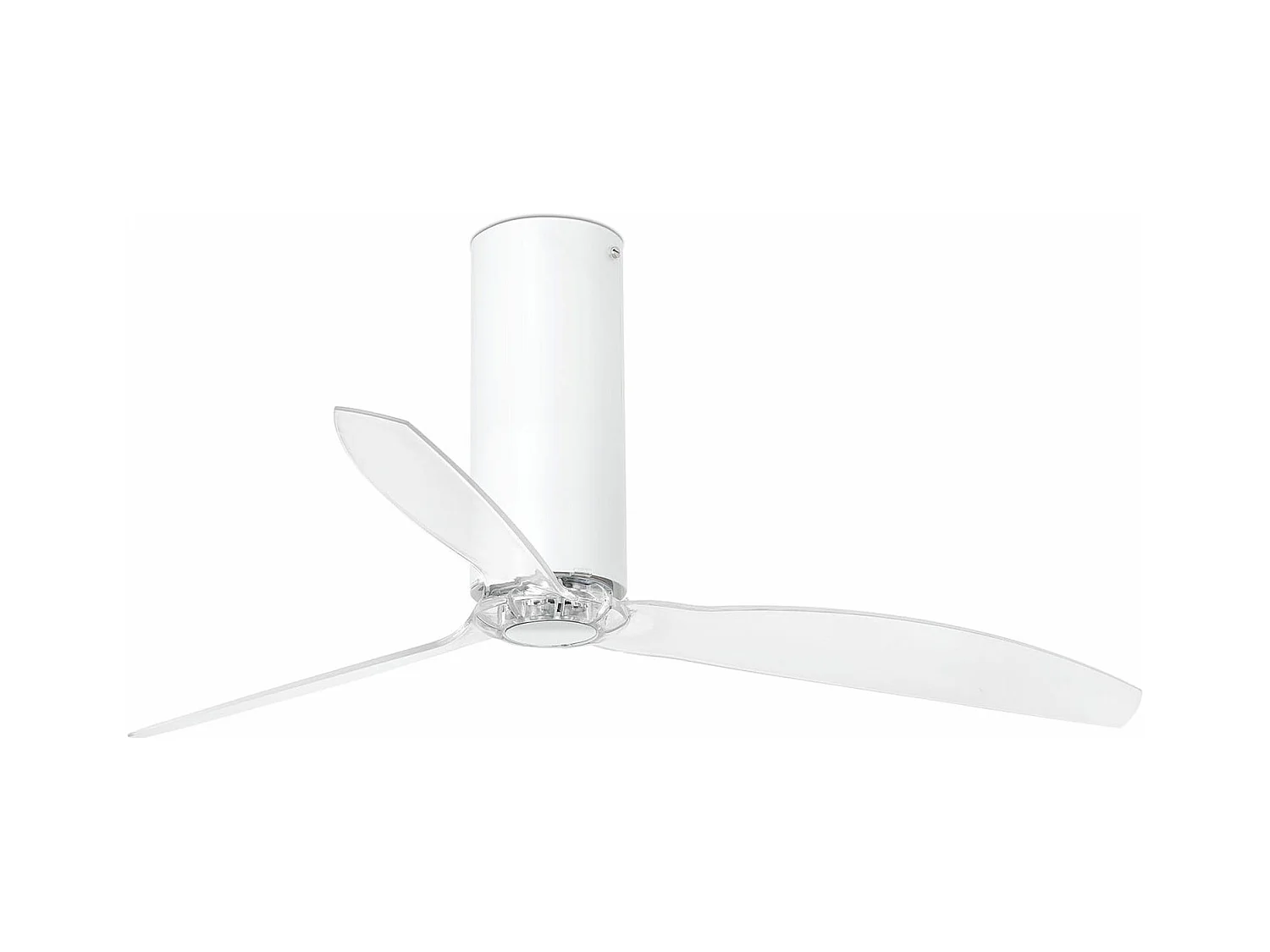 TUBE FAN M Ventilateur DC blanc brillant/transparent
