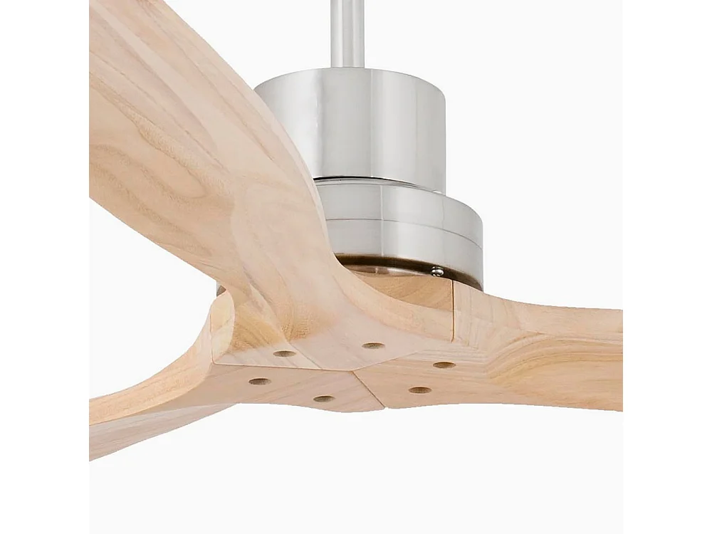 LANTAU L Matnikkel/grenen DC-ventilator