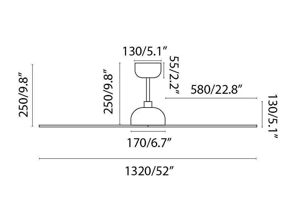GOTLAND L Ventilatore bianco