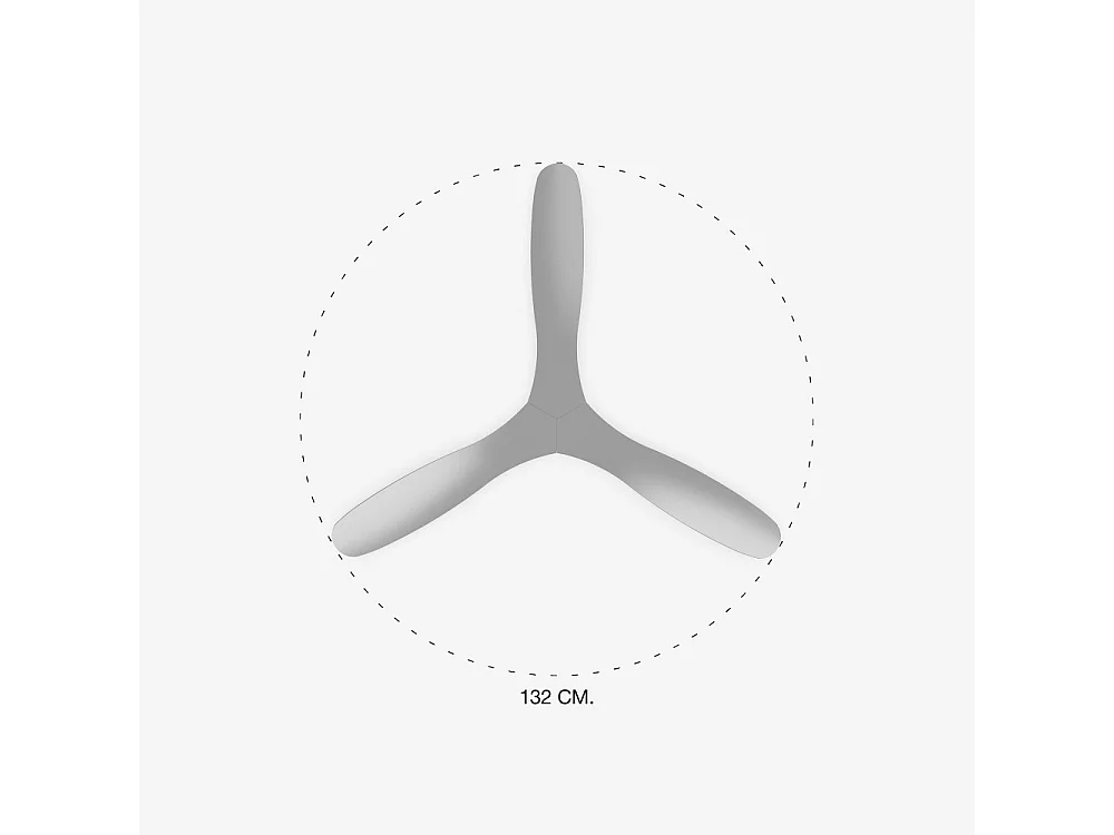 GOTLAND L Ventilador Branco