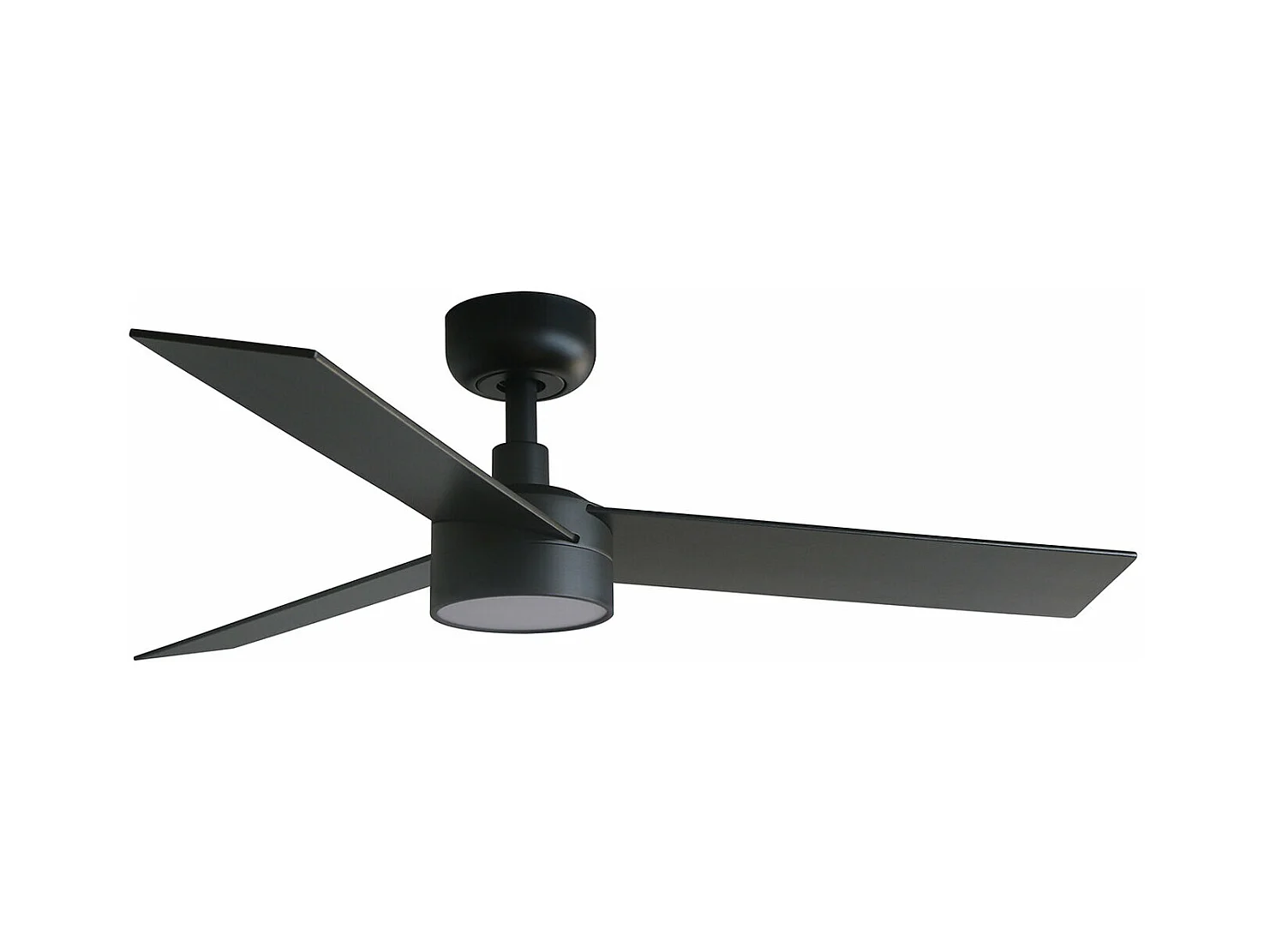 RUDDER S LED-ventilator zwart/walnoot