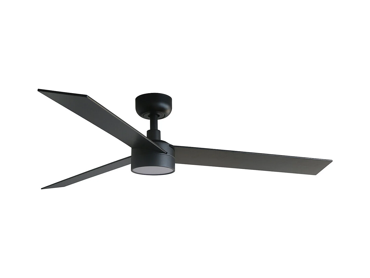RUDDER L LED Ventilateur noir/noyer