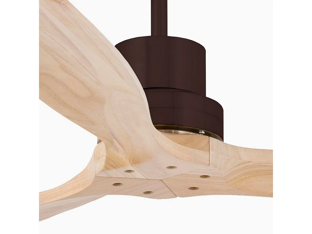 Ventilateur DC LANTAU L Marron/pin