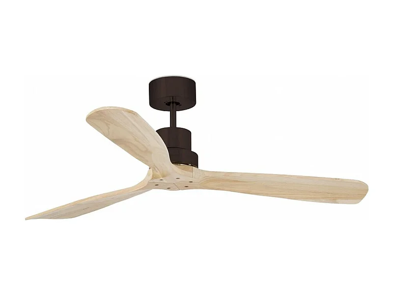 Ventilateur DC LANTAU L Marron/pin