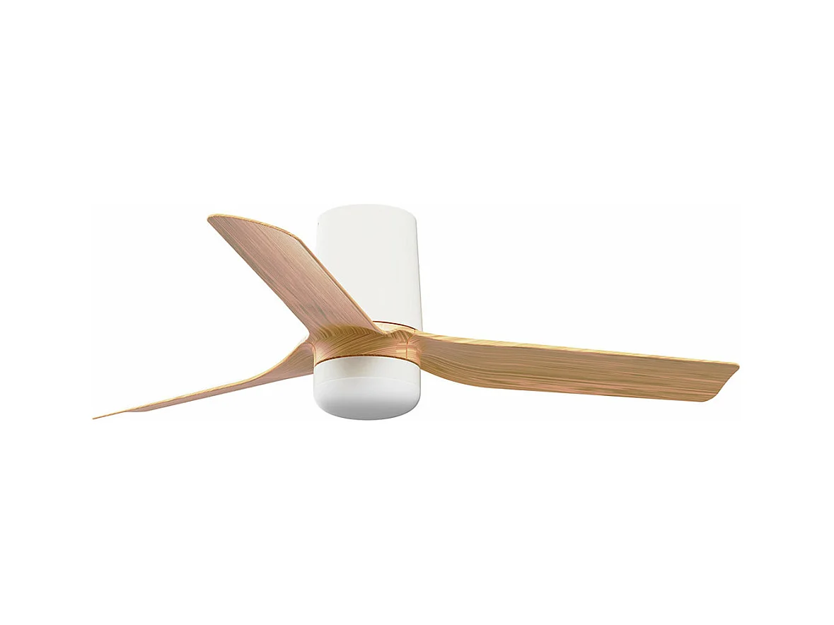 MINI PUNT TUB S LED Blanc/bois clair Ventilateur DC