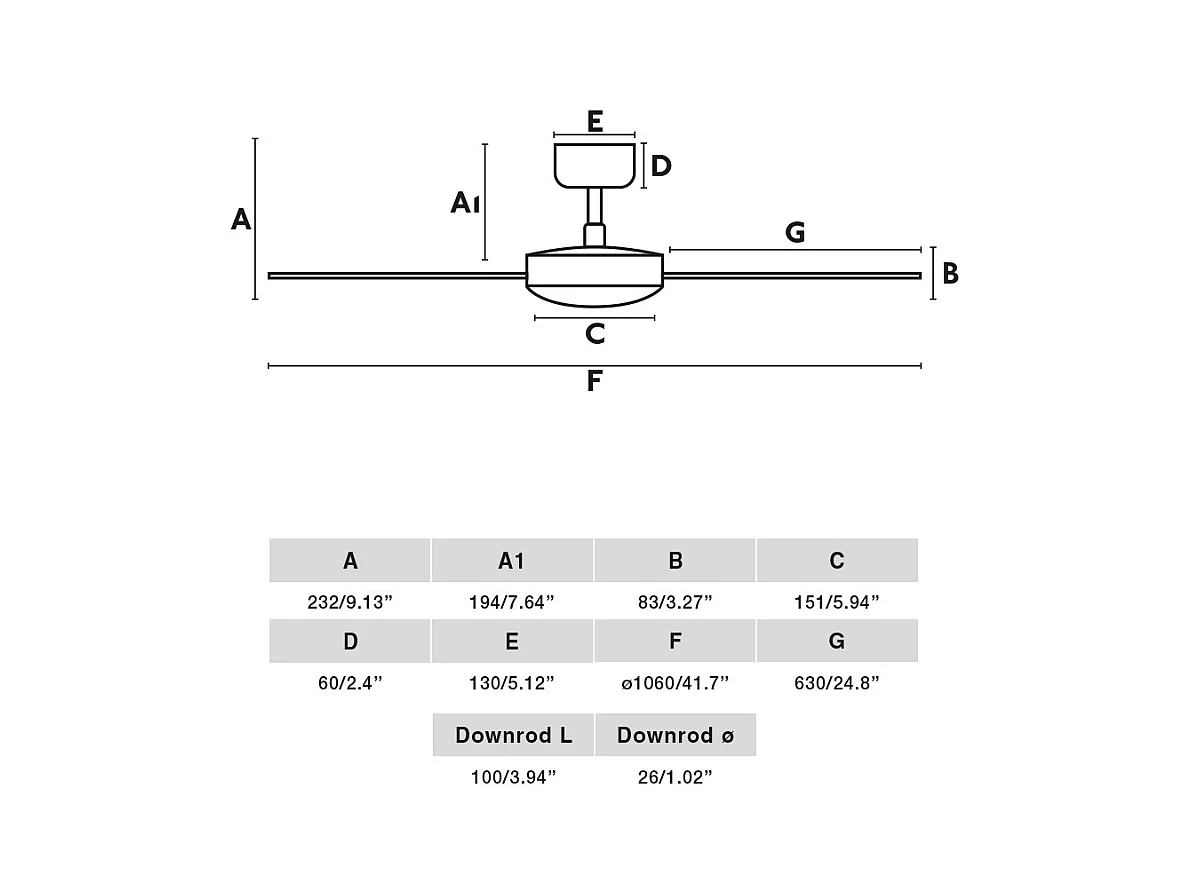 CRUISER S Zwarte DC-ventilator