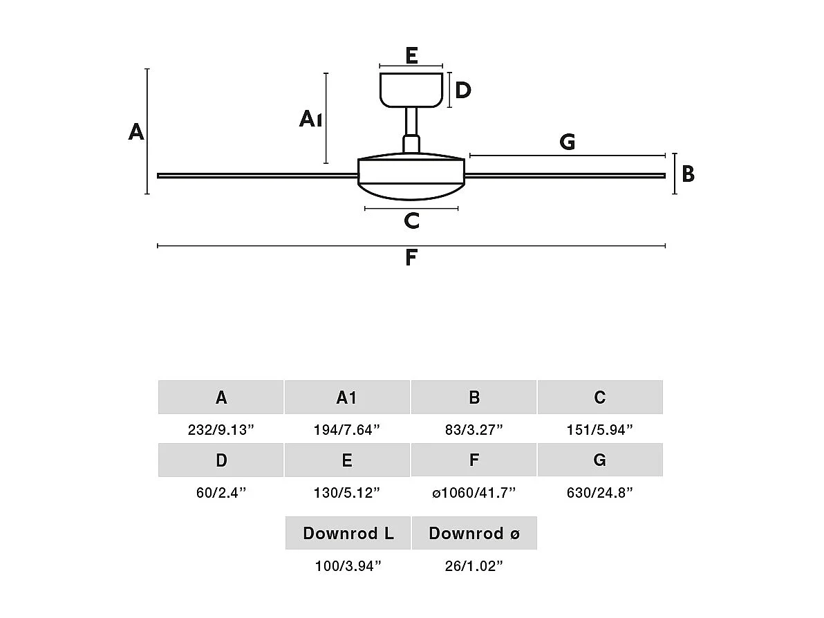 CRUISER S Ventilateur DC noir
