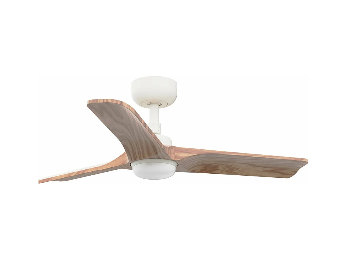HEYWOOD S LED Ventilatore bianco/legno DC
