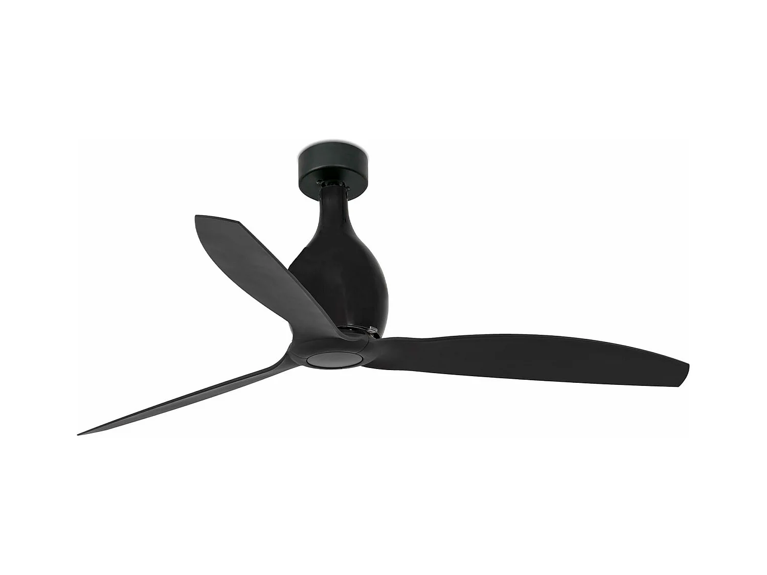 MINI ETERFAN M Mattschwarzer Deckenventilator