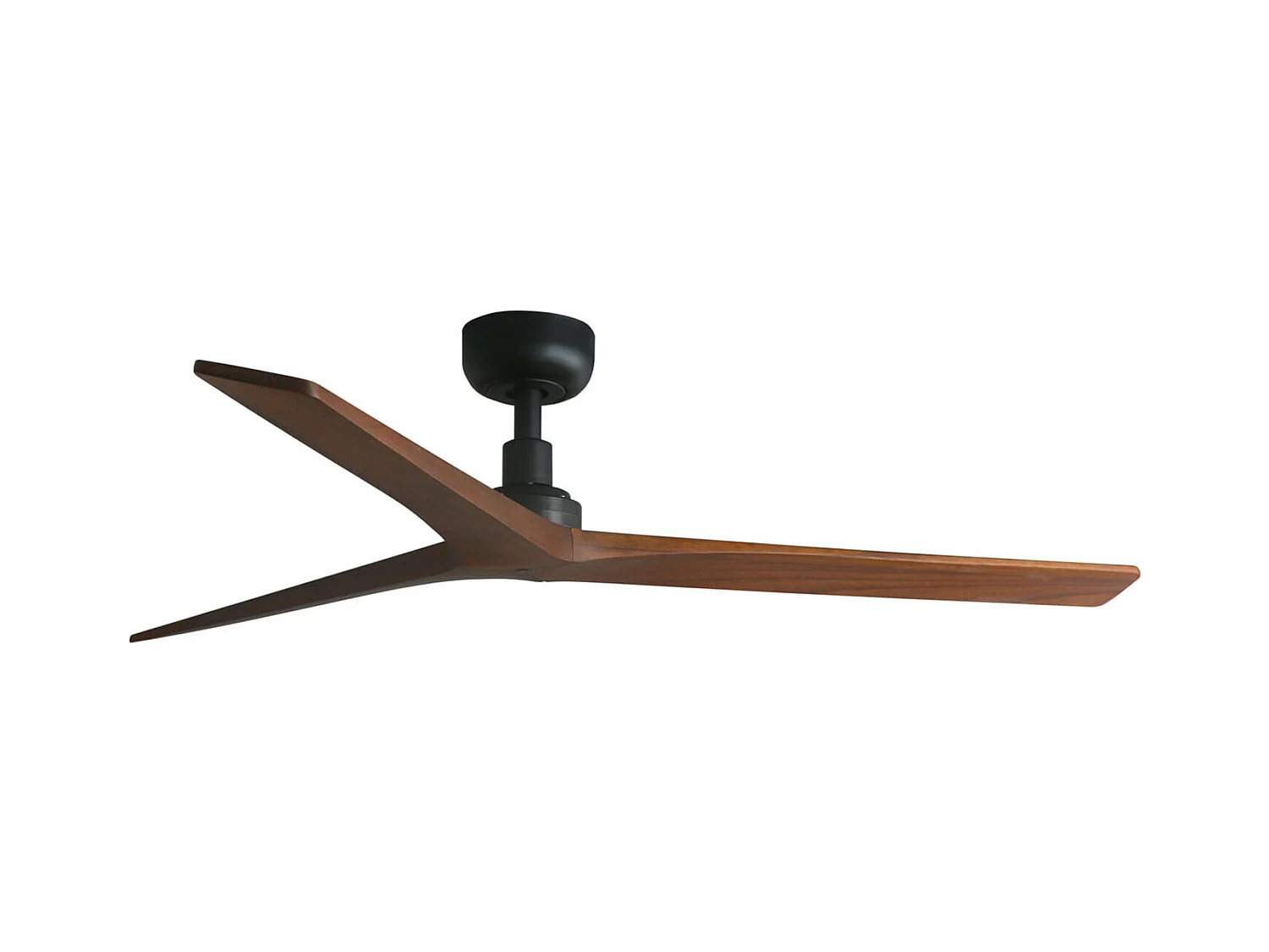 Ventilateur de plafond KLIM M Noir/noyer