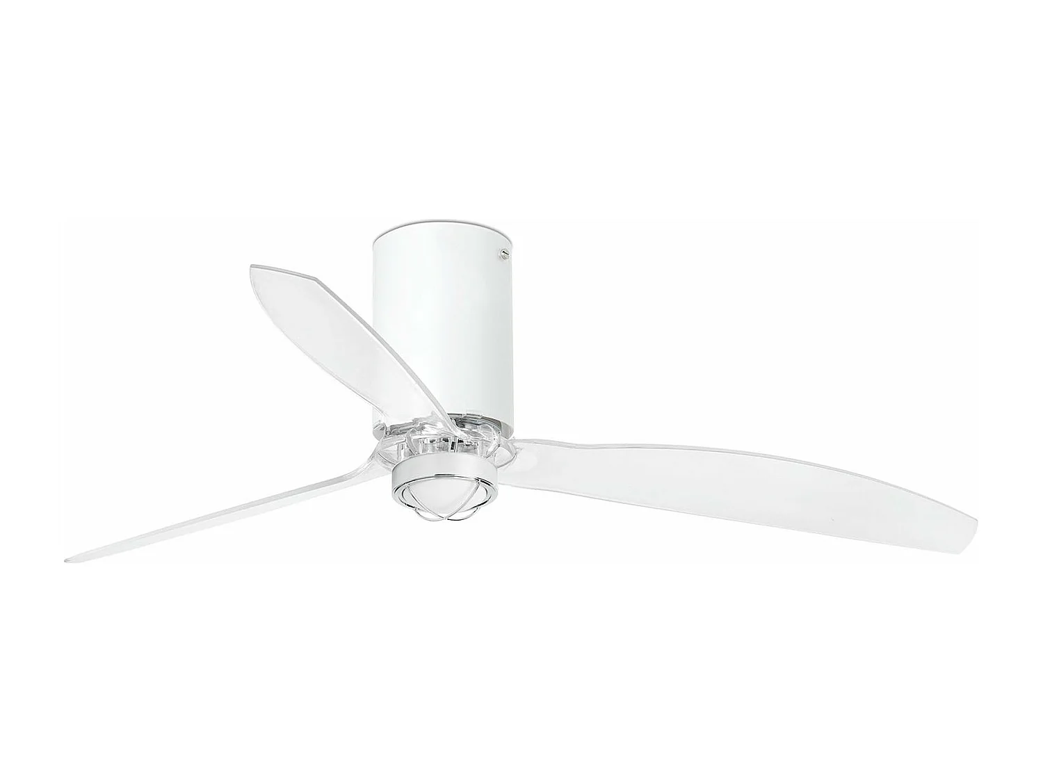 MINI TUBE FAN M LED Ventilador DC branco mate/transparente