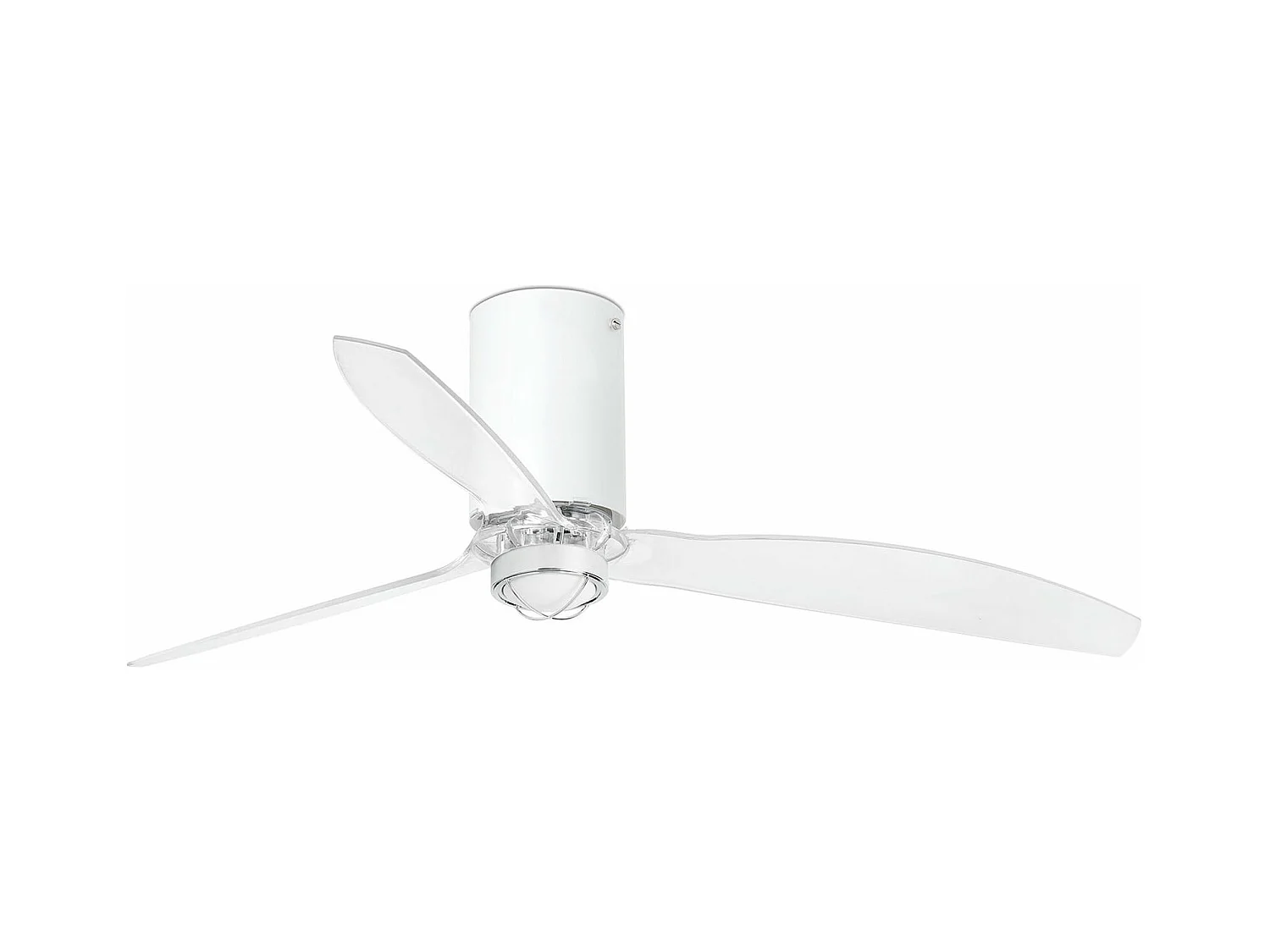 MINI TUBE FAN M LED Ventilateur DC blanc mat/transparent