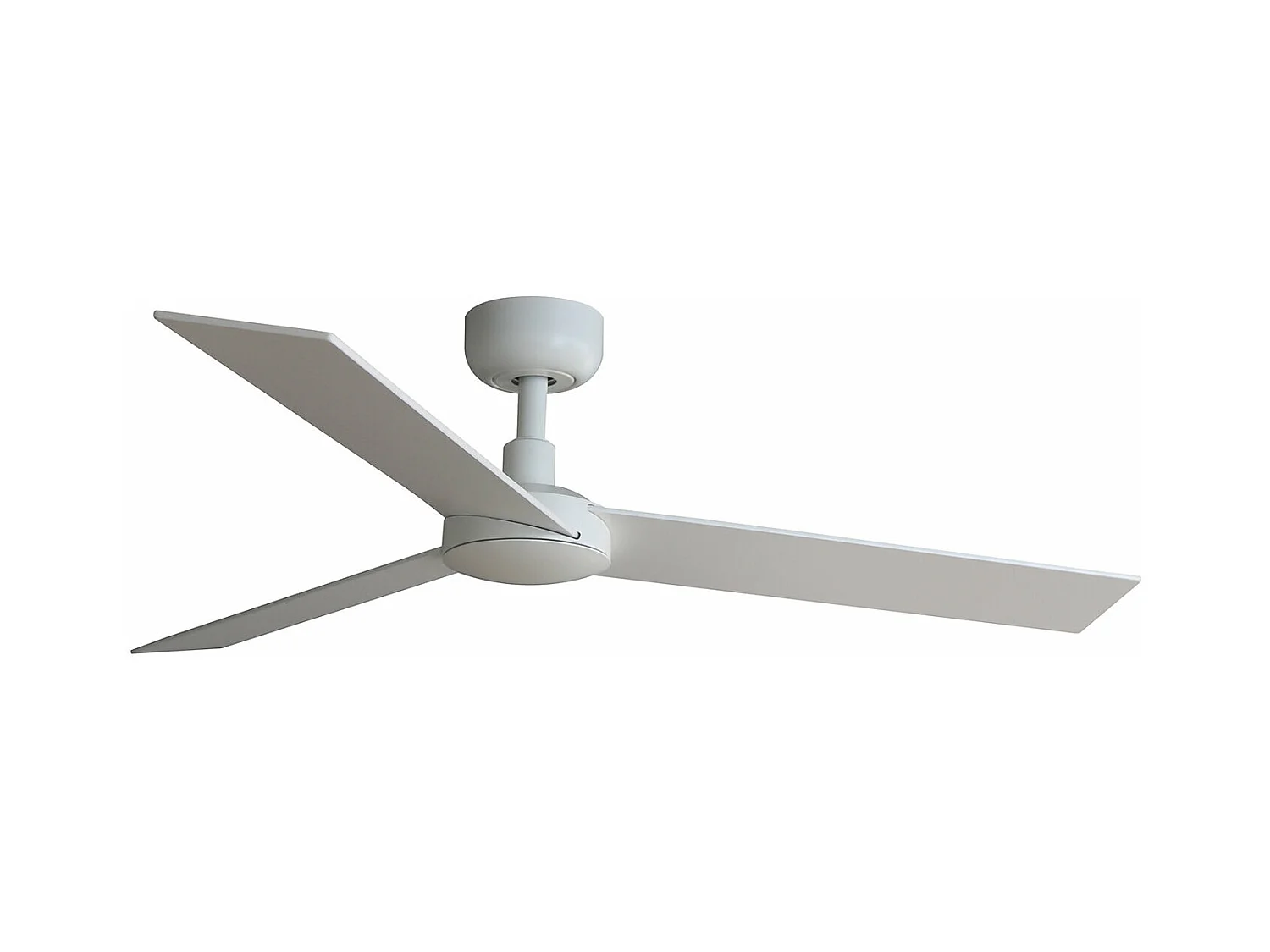 Ventilateur RUDDER S Blanc/frêne
