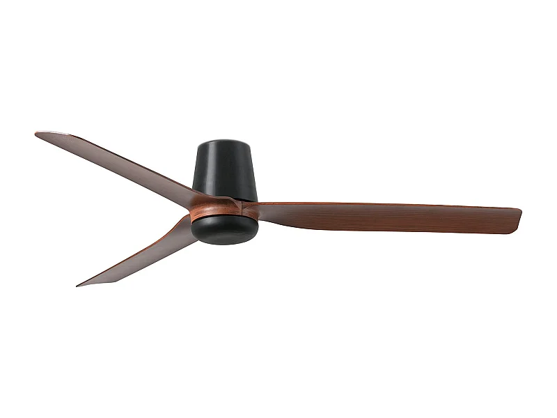PUNT TUB M Ventilateur DC noir/bois foncé