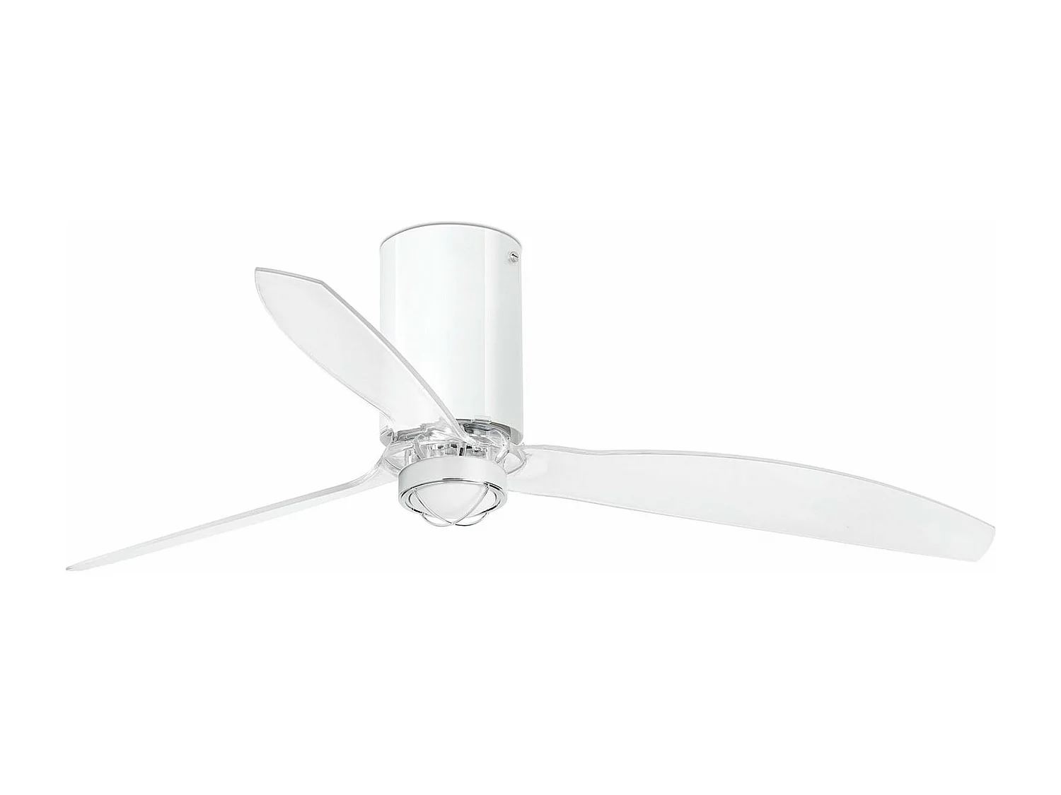MINI TUBE FAN M LED Ventilateur DC blanc brillant/transparent
